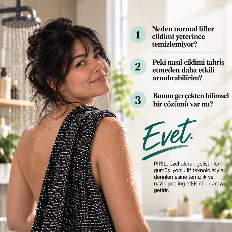 Pırıl™  Antibakteriyel  Duş Lifi